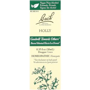 Bach, Original Flower Remedies, Holly, 0.35 fl oz (10 ml) Bach, Original Flower Remedies, Holly, 0.35 fl oz (10 ml)