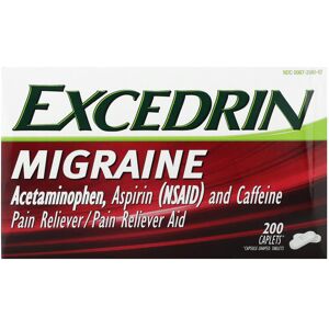 Excedrin, Migraine Relief, 200 Caplets Excedrin, Migraine Relief, 200 Caplets