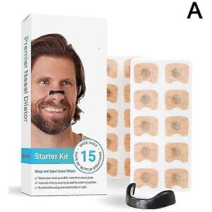 Kikidex (As show, black) Nasal Strips Stop Snoring Help Breathe Easy Sleep Right Anti Sn Kikidex (As show, black) Nasal Strips Stop Snoring Help Breathe Easy Sleep Right Anti Sn