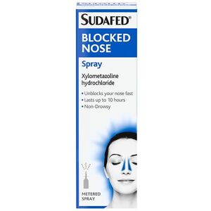 Pack of 6 Sudafed 60ml Blocked Nose Spray Pack of 6 Sudafed 60ml Blocked Nose Spray