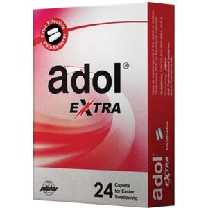 Unbranded Adol Extra Caplets 24's Helps relieve headaches and migraines & Fast and conven Unbranded Adol Extra Caplets 24's Helps relieve headaches and migraines & Fast and conven