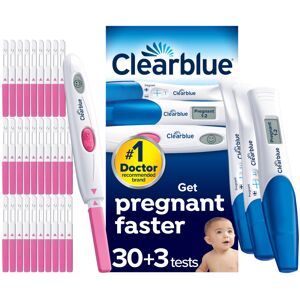 Clearblue Digital Ovulation Test and Triple Check & Date Pregnancy Test Combo Pa Clearblue Digital Ovulation Test and Triple Check & Date Pregnancy Test Combo Pa