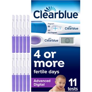 Clearblue 10 Advanced Digital Ovulation Tests and 1 Pregnancy Test Kit – Typical Clearblue 10 Advanced Digital Ovulation Tests and 1 Pregnancy Test Kit – Typical
