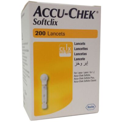 Accu-Chek Softclix Lancets - 200 Sterile Blood Glucose Test Needles Accu-Chek Softclix Lancets - 200 Sterile Blood Glucose Test Needles