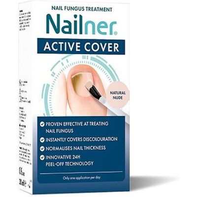 Nailner Active Cover Nail Fungus Treatment Natural Nude - 30ml Nailner Active Cover Nail Fungus Treatment Natural Nude - 30ml