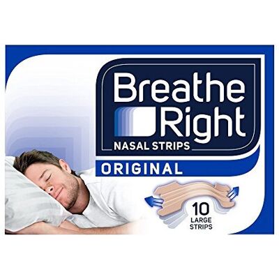 Breathe Right Original Nasal Strips Large 10s Breathe Right Original Nasal Strips Large 10s