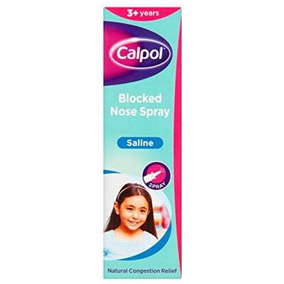 Calpol Saline Blocked Nose Spray, 3+ Years, 15ml Calpol Saline Blocked Nose Spray, 3+ Years, 15ml