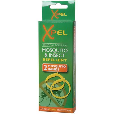 Xpel - Mosquito Wrist Bands - Adults - Tropical - Wristbands Xpel - Mosquito Wrist Bands - Adults - Tropical - Wristbands