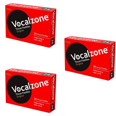 Vocalzone Original Sore Throat Relief Multi-Pack (3 x 24) Vocalzone Original Sore Throat Relief Multi-Pack (3 x 24)