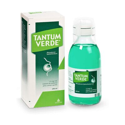 ANGELINI PHARMA POLSKA SP. Z O.O TANTUM VERDE Liquid relief of sore throat-240ml ANGELINI PHARMA POLSKA SP. Z O.O TANTUM VERDE Liquid relief of sore throat-240ml