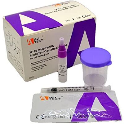 ALLTEST SP10 Male Fertility Test Kit Home Pack A Complete Home Fertility Test ALLTEST SP10 Male Fertility Test Kit Home Pack A Complete Home Fertility Test