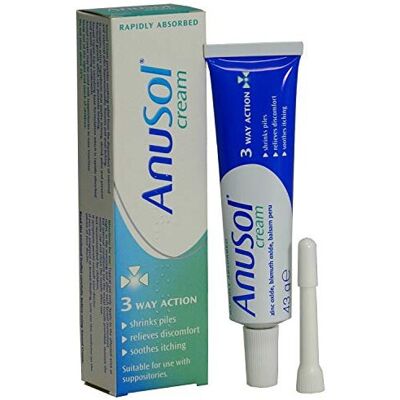 2 x Anusol Haemorrhoids Piles Treatment 43g Cream 2 x Anusol Haemorrhoids Piles Treatment 43g Cream