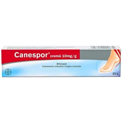 Bayer Canespor crema, 10mg/g, 20 g, treatment of cutaneous fungal infections Bayer Canespor crema, 10mg/g, 20 g, treatment of cutaneous fungal infections