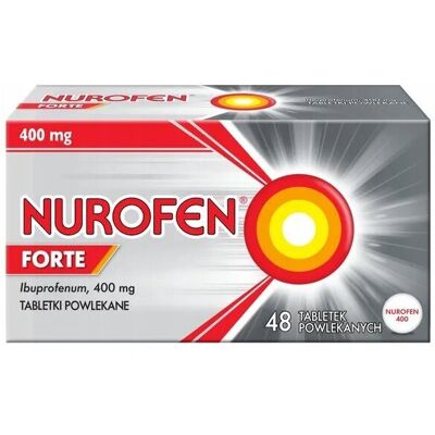Nurofen Forte Ibuprofen 400mg 48x tablets Headache Pain Cold Flu Nurofen Forte Ibuprofen 400mg 48x tablets Headache Pain Cold Flu