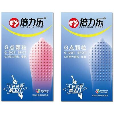 Unbranded New 10pcs 520 Big Spike Dotted Ribbed G-point Latex Condoms Unbranded New 10pcs 520 Big Spike Dotted Ribbed G-point Latex Condoms