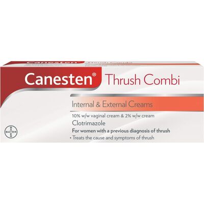 Canesten Thrush Combi Internal & External Creams for Thrush Treatment Canesten Thrush Combi Internal & External Creams for Thrush Treatment