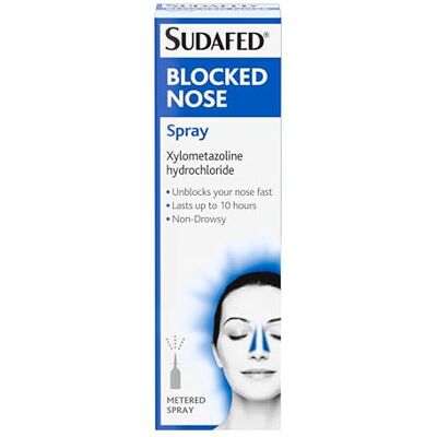 Sudafed Blocked Nose Spray, 15ml, Congestion Relief Sudafed Blocked Nose Spray, 15ml, Congestion Relief