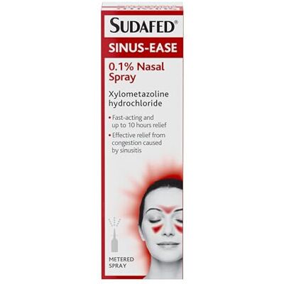 Sudafed Sinus Ease Nasal Spray 15ml - Clears Nasal Passages Sudafed Sinus Ease Nasal Spray 15ml - Clears Nasal Passages
