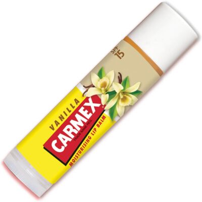 Carmex Cold Sores Vanilla Blister Pack Lip Balm Stick with SPF 15 0.15 oz. Carmex Cold Sores Vanilla Blister Pack Lip Balm Stick with SPF 15 0.15 oz.