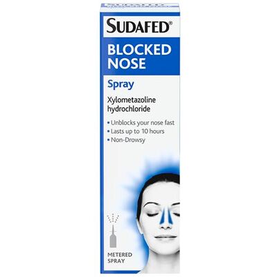Pack of 6 Sudafed 60ml Blocked Nose Spray Pack of 6 Sudafed 60ml Blocked Nose Spray