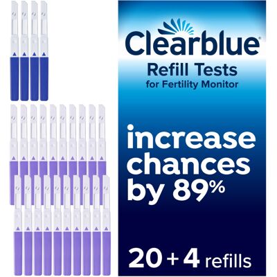 Clearblue Refill Pack for Advanced Fertility Monitor: 20 Fertility Tests for Ovu Clearblue Refill Pack for Advanced Fertility Monitor: 20 Fertility Tests for Ovu