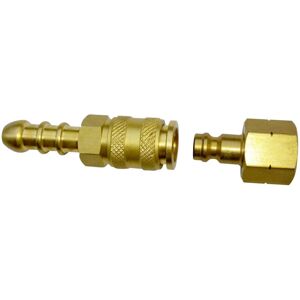 Cadac Quick Release Brass Gas Coupling Tailpiece 8mm Cadac Quick Release Brass Gas Coupling Tailpiece 8mm