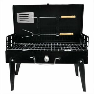 ZIZ LONDON LTD Charcoal BBQ Grill Portable Barbecue and Utensils Outdoor Garden Picnic Camping ZIZ LONDON LTD Charcoal BBQ Grill Portable Barbecue and Utensils Outdoor Garden Picnic Camping