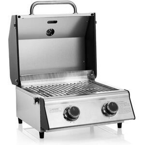 CosmoGrill Compact Stainless Steel 2 Burner Gas BBQ For Terraces Camping CosmoGrill Compact Stainless Steel 2 Burner Gas BBQ For Terraces Camping