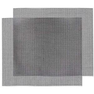 BaiJ 2 Pack BBQ Grill Mesh Mat - Non-Stick, Heat-Resistant PTFE Fiberglass Grilling M BaiJ 2 Pack BBQ Grill Mesh Mat - Non-Stick, Heat-Resistant PTFE Fiberglass Grilling M
