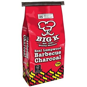 Big K Lumpwood Charcoal FSC, 5kg Bag BBQ Charcoal Big K Lumpwood Charcoal FSC, 5kg Bag BBQ Charcoal