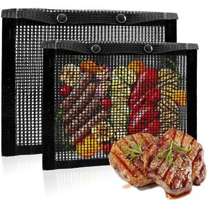 GreenZech (S) 1 PC Non-stick Barbecue Mesh Mat Bag Reusable Cooking Grill BBQ Mat Baking N GreenZech (S) 1 PC Non-stick Barbecue Mesh Mat Bag Reusable Cooking Grill BBQ Mat Baking N