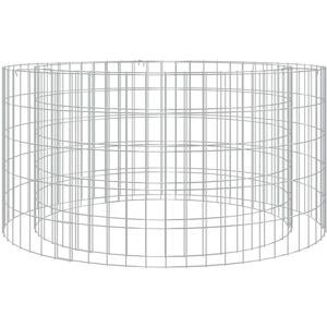 (100 x 50 cm) vidaXL Gabion Fire Pit Outdoor Camping Grill Fireplace Galvanised (100 x 50 cm) vidaXL Gabion Fire Pit Outdoor Camping Grill Fireplace Galvanised