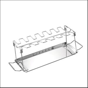 Tlily Chicken Leg Wing Grill Rack Folding Barbecue Rack Oven Roaster Stand BBQ Chicken Tlily Chicken Leg Wing Grill Rack Folding Barbecue Rack Oven Roaster Stand BBQ Chicken