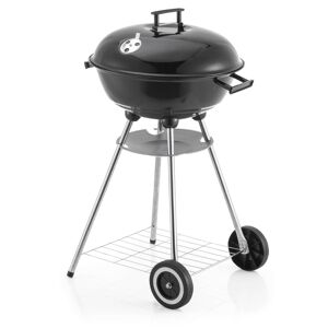 House of Home Kettle Charcoal BBQ Grill - Portable 45cm Round Barbecue with Porc
