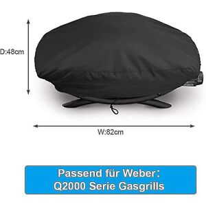 Unbranded Cover For Weber Q2000 / Q2200 / Q200 Grill, Barbecue Covers Waterproof For Weber Unbranded Cover For Weber Q2000 / Q2200 / Q200 Grill, Barbecue Covers Waterproof For Weber