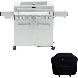 (With Cover) CosmoGrill 8 Burner Stainless Yamara 6+2 Gas BBQ (With Cover) CosmoGrill 8 Burner Stainless Yamara 6+2 Gas BBQ