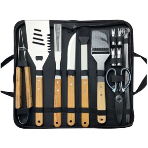 无 BBQ Utensil Set Stainless Steel Professional Barbecue Accessories Grill Tool wit 无 BBQ Utensil Set Stainless Steel Professional Barbecue Accessories Grill Tool wit