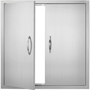 VEVOR BBQ Access Door, 790x790 mm Double Outdoor Kitchen Door, Stainless Steel F VEVOR BBQ Access Door, 790x790 mm Double Outdoor Kitchen Door, Stainless Steel F