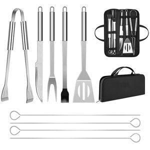 Unbranded BBQ Utensil Set Stainless Steel Professional Barbecue Accessories Grill Tool wit Unbranded BBQ Utensil Set Stainless Steel Professional Barbecue Accessories Grill Tool wit