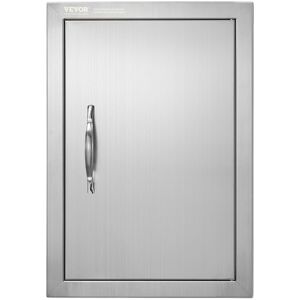 VEVOR BBQ Access Door, 355x508 mm Single Outdoor Kitchen Door, Stainless Steel F VEVOR BBQ Access Door, 355x508 mm Single Outdoor Kitchen Door, Stainless Steel F