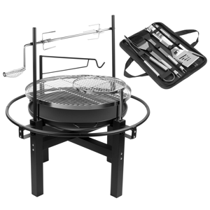 KCT Outdoor BBQ Grill and Rotisserie with Tool Set KCT Outdoor BBQ Grill and Rotisserie with Tool Set