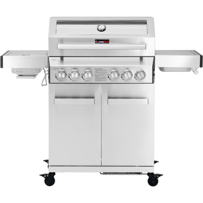 (Without Cover) CosmoGrill 6 Burner Stainless Yamara 4+2 Gas BBQ (Without Cover) CosmoGrill 6 Burner Stainless Yamara 4+2 Gas BBQ