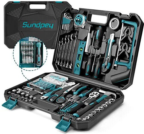 Sundpey Tool Kit Set for Home - 257 Piece Hand Tools Repair & Maintenance DIY To