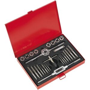 Sealey AK3028BSW - Tap & Die Set 28pc Split Dies Imperial BSW Sealey AK3028BSW - Tap & Die Set 28pc Split Dies Imperial BSW