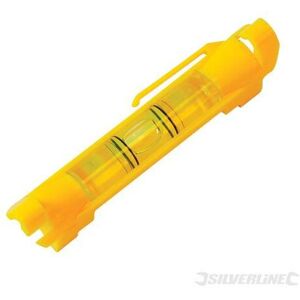 80mm Silverline Line Level - Spirit Brick String 250443 75mm Pocket - line leve 80mm Silverline Line Level - Spirit Brick String 250443 75mm Pocket - line leve