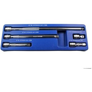 US PRO 5pc 1/2 dr Extension Bar Set 50, 75, 125, 250 & 375mm US PRO 5pc 1/2 dr Extension Bar Set 50, 75, 125, 250 & 375mm