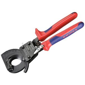 Knipex 95 31 250 Cable Shears Ratchet Action Multi-Component Grip 250mm (10in) Knipex 95 31 250 Cable Shears Ratchet Action Multi-Component Grip 250mm (10in)