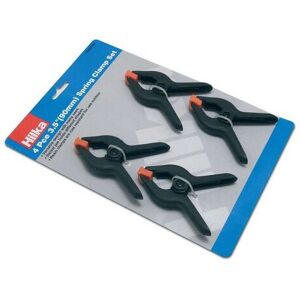 Hilka 64024490 Spring Clamp Set 3.25" (85mm) Pack of 4 Hilka 64024490 Spring Clamp Set 3.25" (85mm) Pack of 4