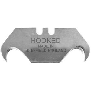 Faithfull FAITKB10UKH Heavy-Duty Hooked Trimming Knife Blades (Pack of 10) Faithfull FAITKB10UKH Heavy-Duty Hooked Trimming Knife Blades (Pack of 10)