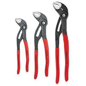 Knipex 00 20 09 V02 Cobra Waterpump Pliers 3 Piece Set (180mm 250mm & 300mm) Knipex 00 20 09 V02 Cobra Waterpump Pliers 3 Piece Set (180mm 250mm & 300mm)